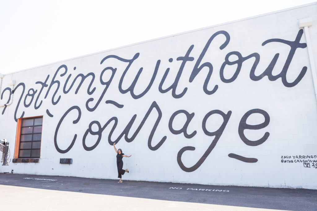 Nothing Without Courage Mural